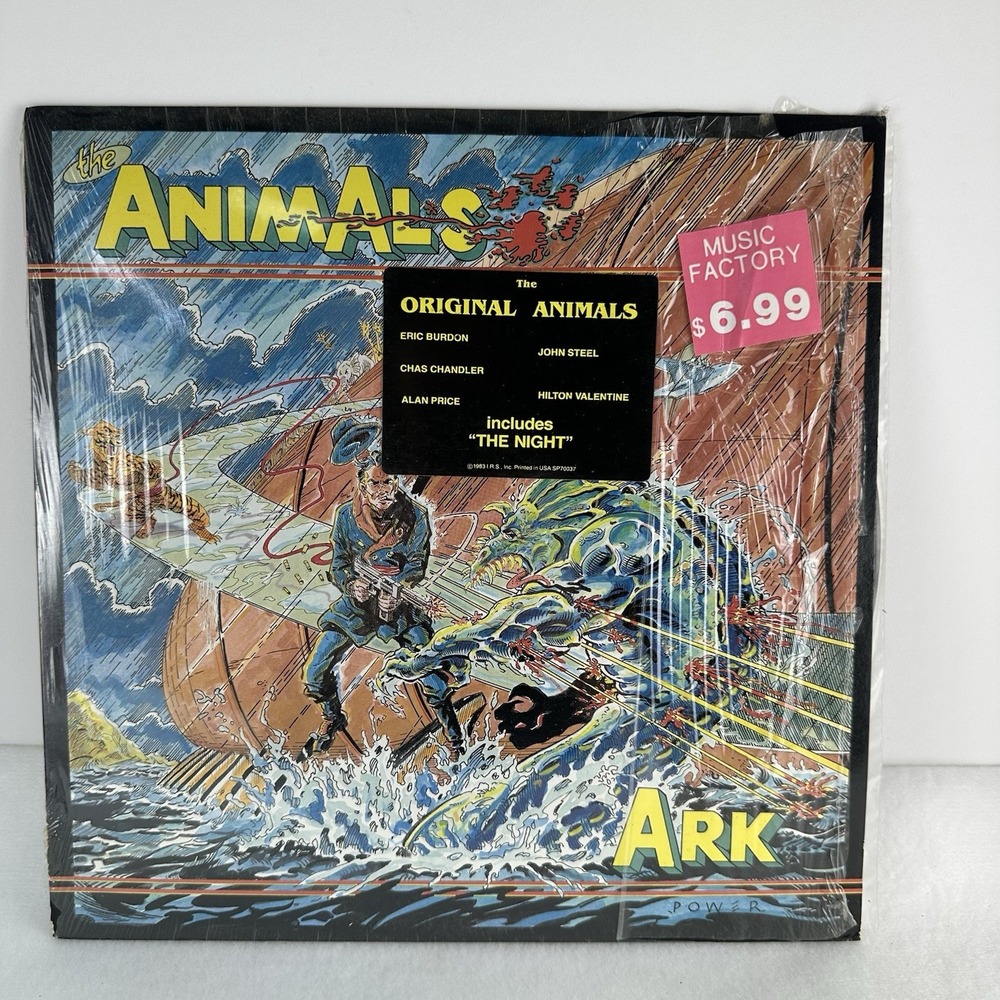 The Animals • Ark • LP Vinyl • SP 70037 • IRS • Hype Sticker